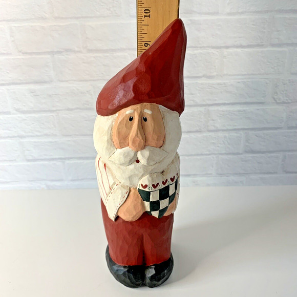 Eddie Walker Santa Figurine Midwest Cannon Falls 10” Holding Heart Christmas - Picture 8 of 8